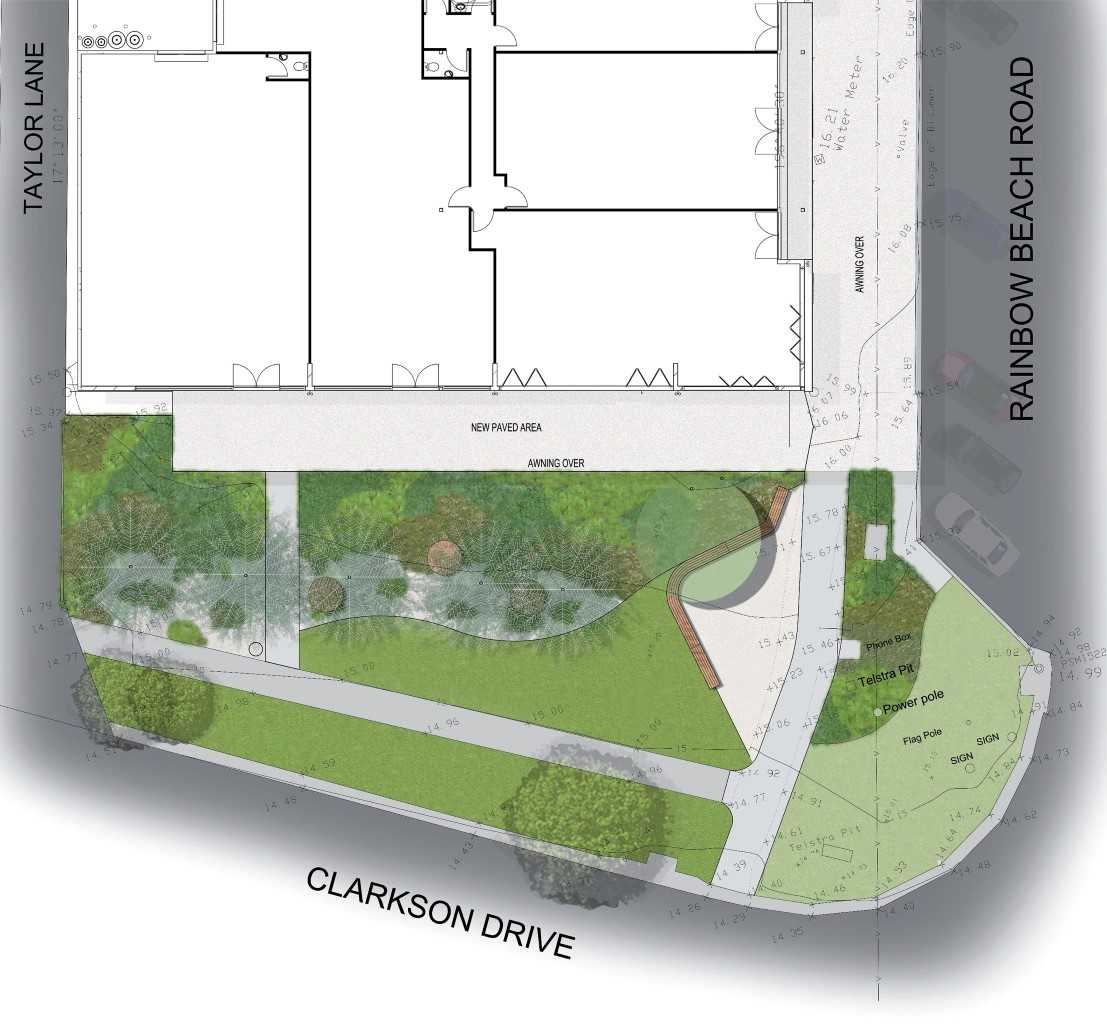 The landscaping along Clarkson Drive will be a big improvement