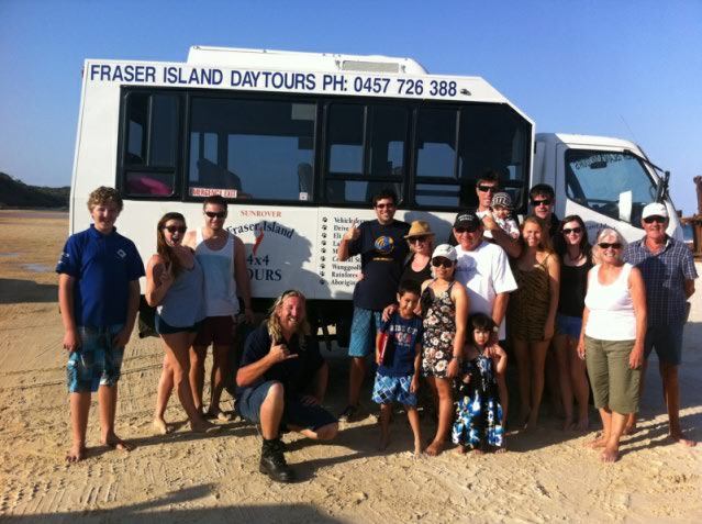 The "Beachmaster" offers a new Fraser Island Experience