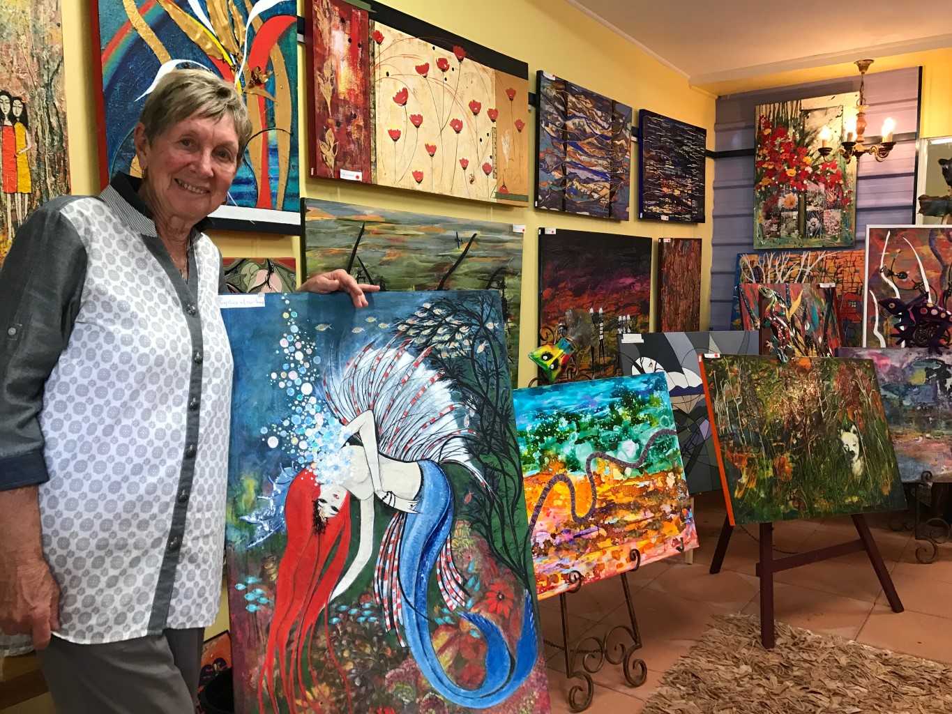 Local artist, Jill McDonald encourages everyone to enter the Art Show and Photography Competition held July 28-30 at the Country Club