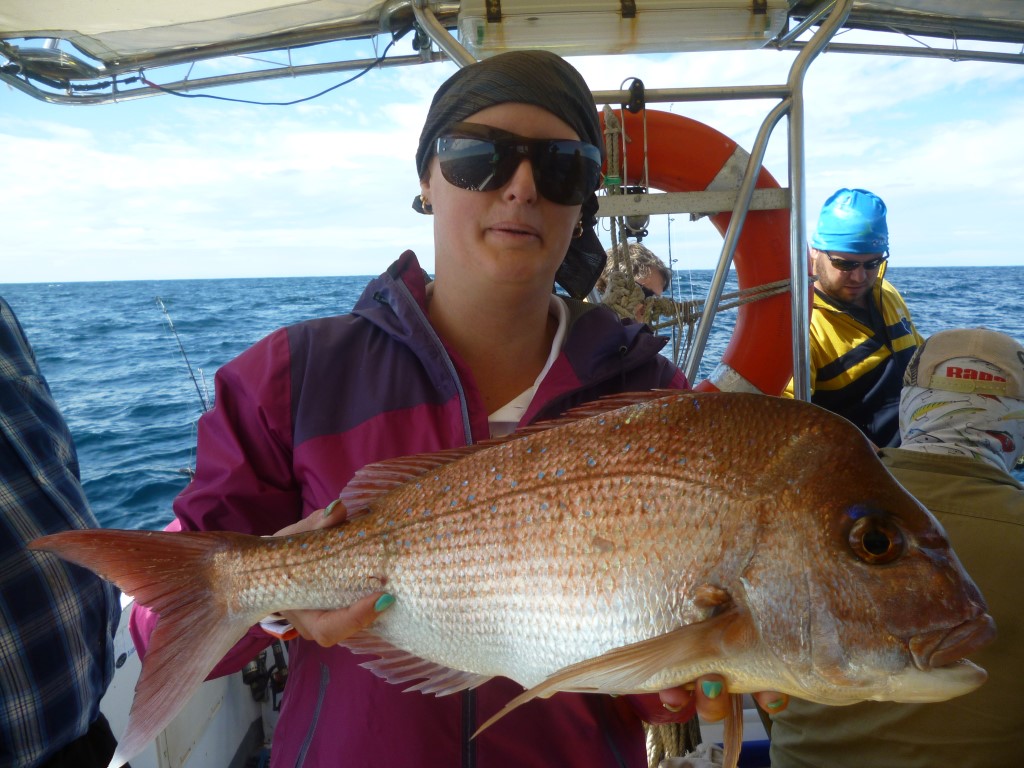 Rainbow Beach Fishing Charters supported the Beautiful You program for people living with cancer, with a free voucher for Meaghin McIntyre