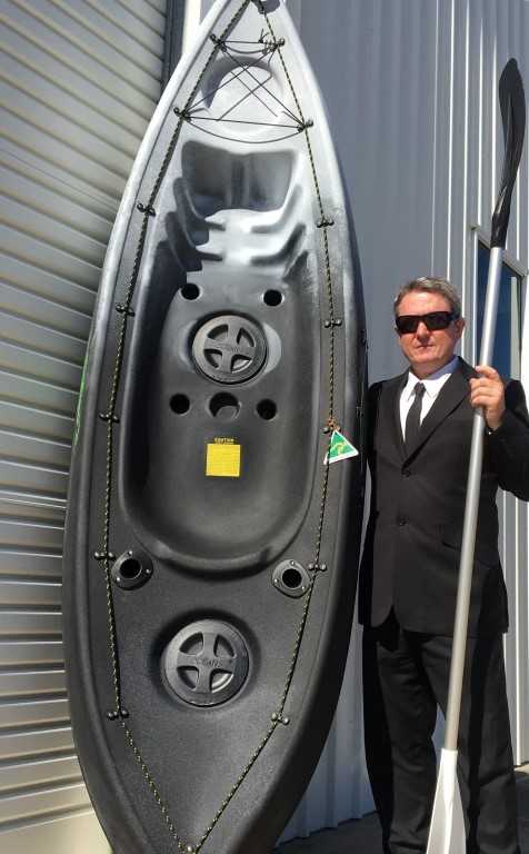 Glen Heaton is donating a Seabreeze Kayak for the Seafood Festival Dinner ‘black and white’ fundraiser - and there are many more prizes to bid for or win!