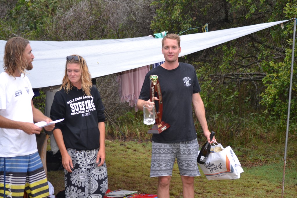 Well done – first place for Jimmy