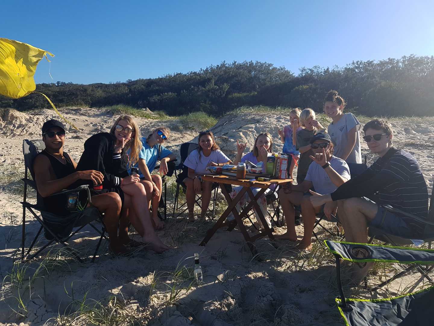 Boardriders camp out