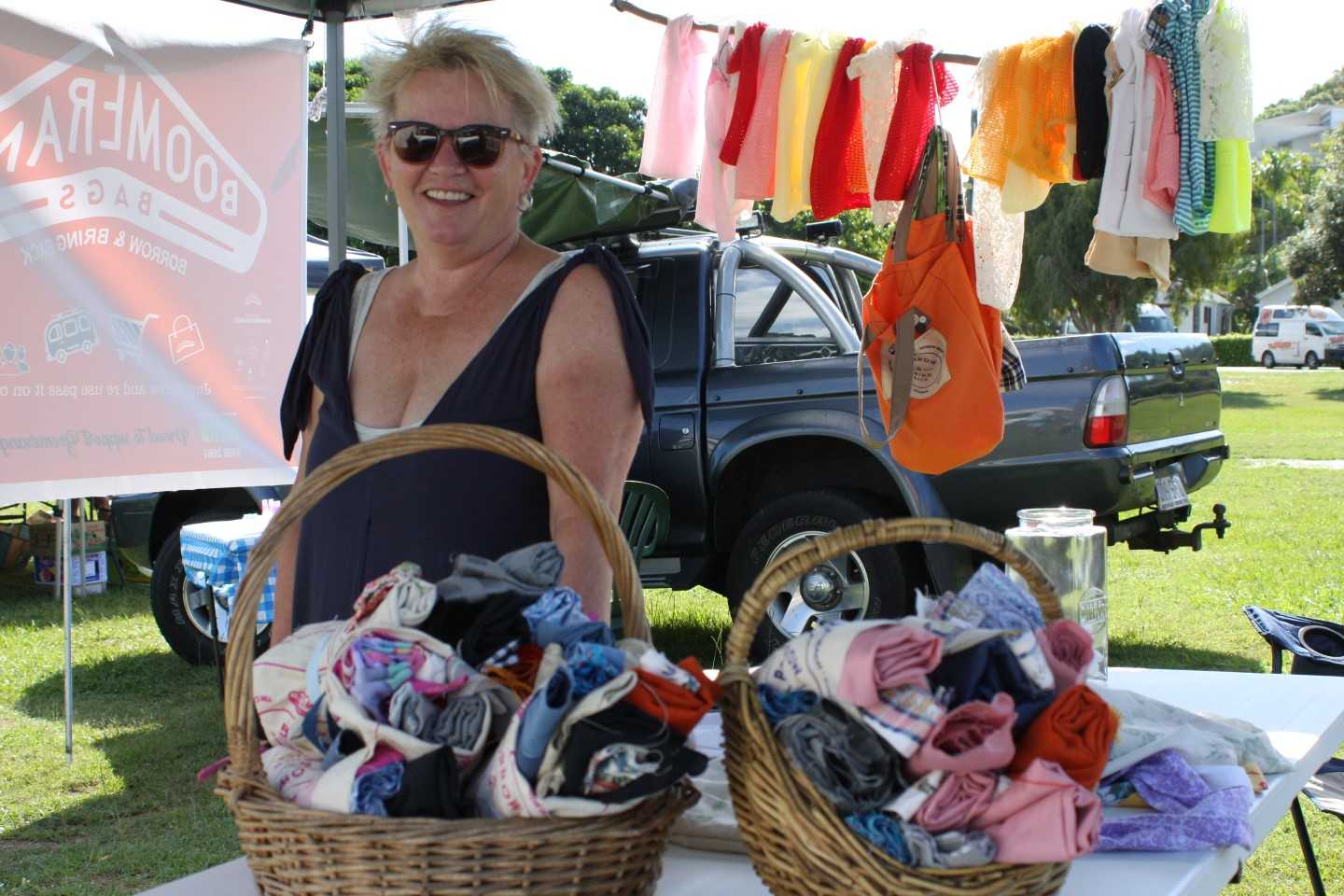 Boomerang Bags Rainbow Beach at the Markets