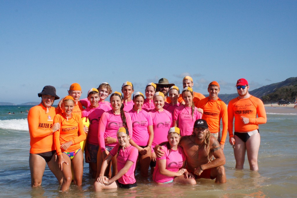 The successful recruits with their trainers and water safety helpers