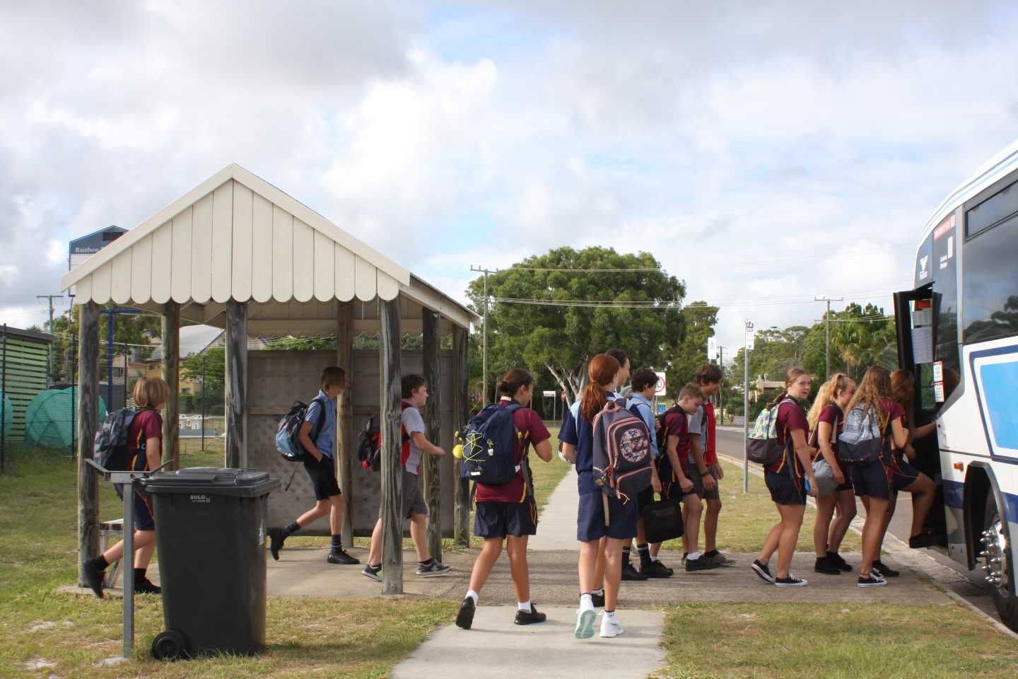Local Bob Walliker suggests an alternative is needed for the inadequate Rainbow Beach bus shelter