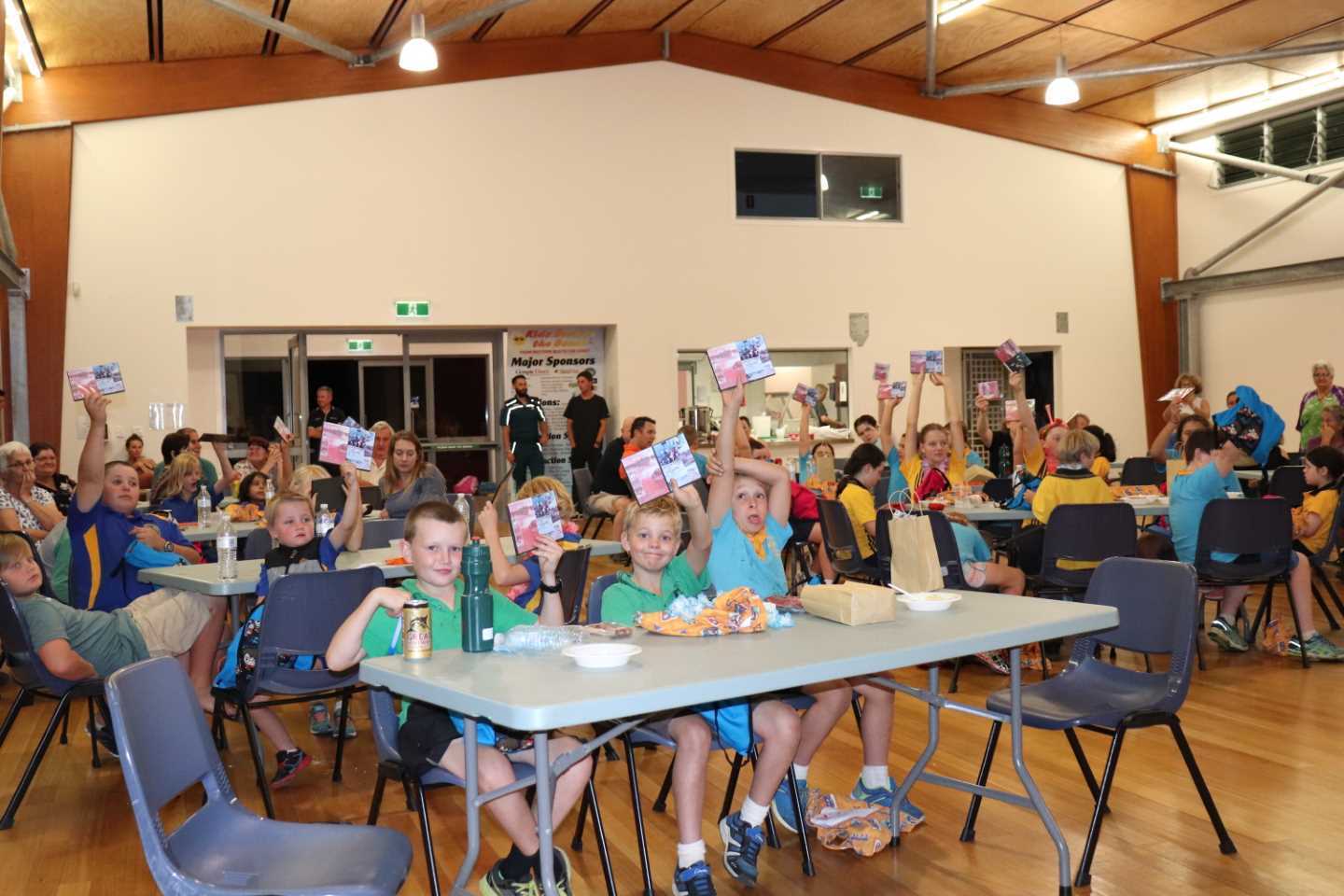 These Isisford students appreciated the wonderful meals and especially having fresh bread - not a common occurrence in their town!