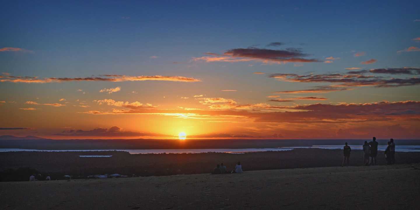 Watching the Sunset at Carlo Sandblow Image Julie Hartwig