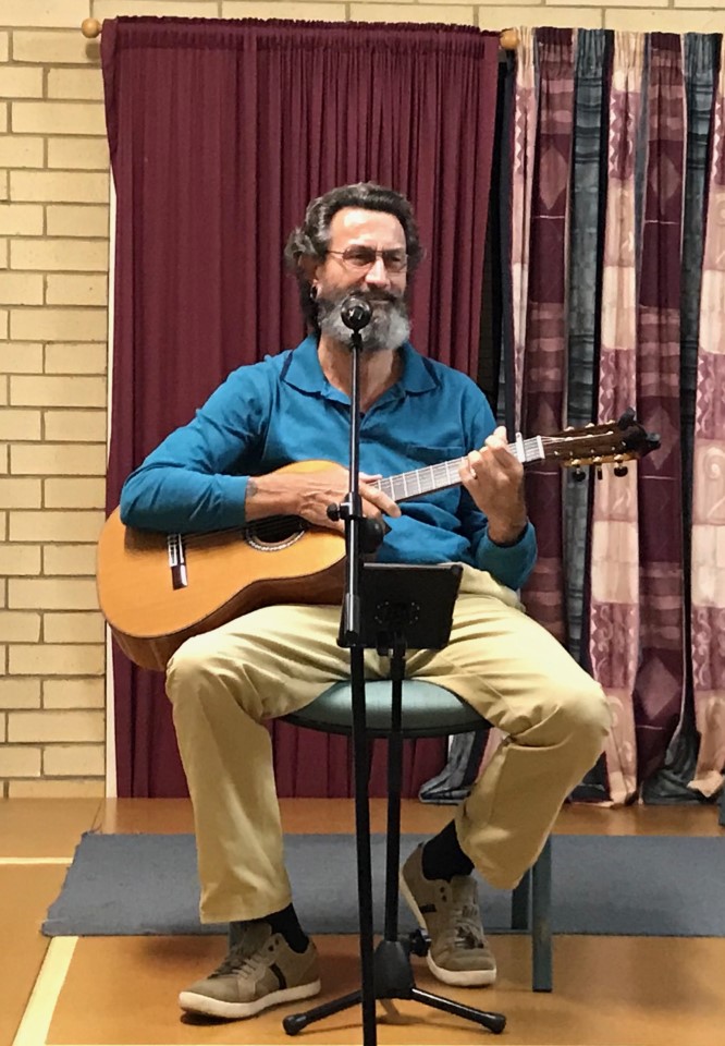 We welcome back Neil who never disappoints with his droll sense of humour and appropriate words to songs! He really is a firm favourite.