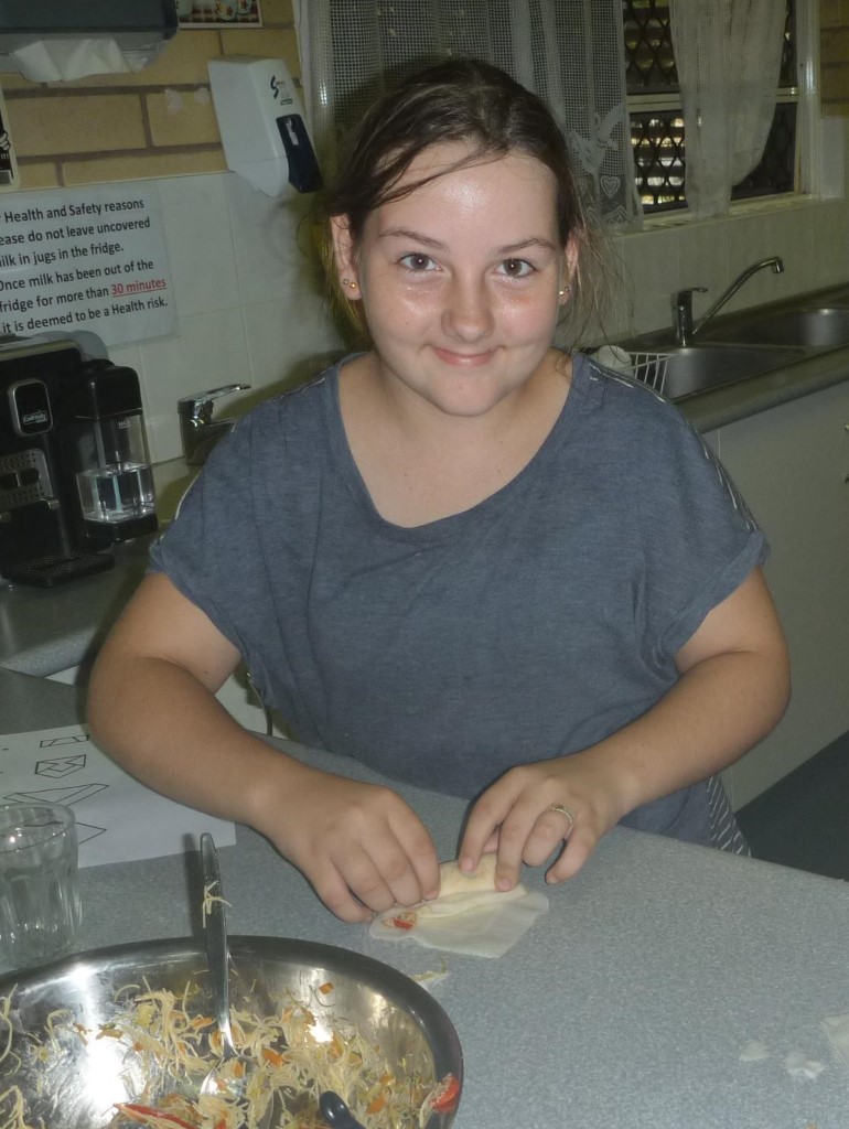 It is spring rolling time: Elsie Gray