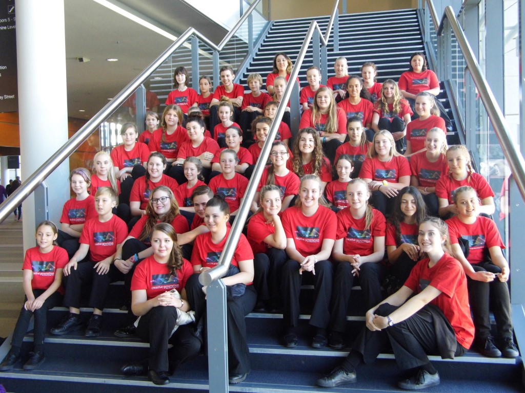 cgen Gympie group sitting on stairs