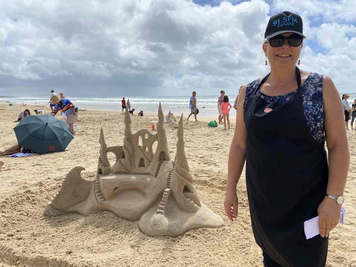 Some of the creations from last year’s hugely popular sandcastle competition