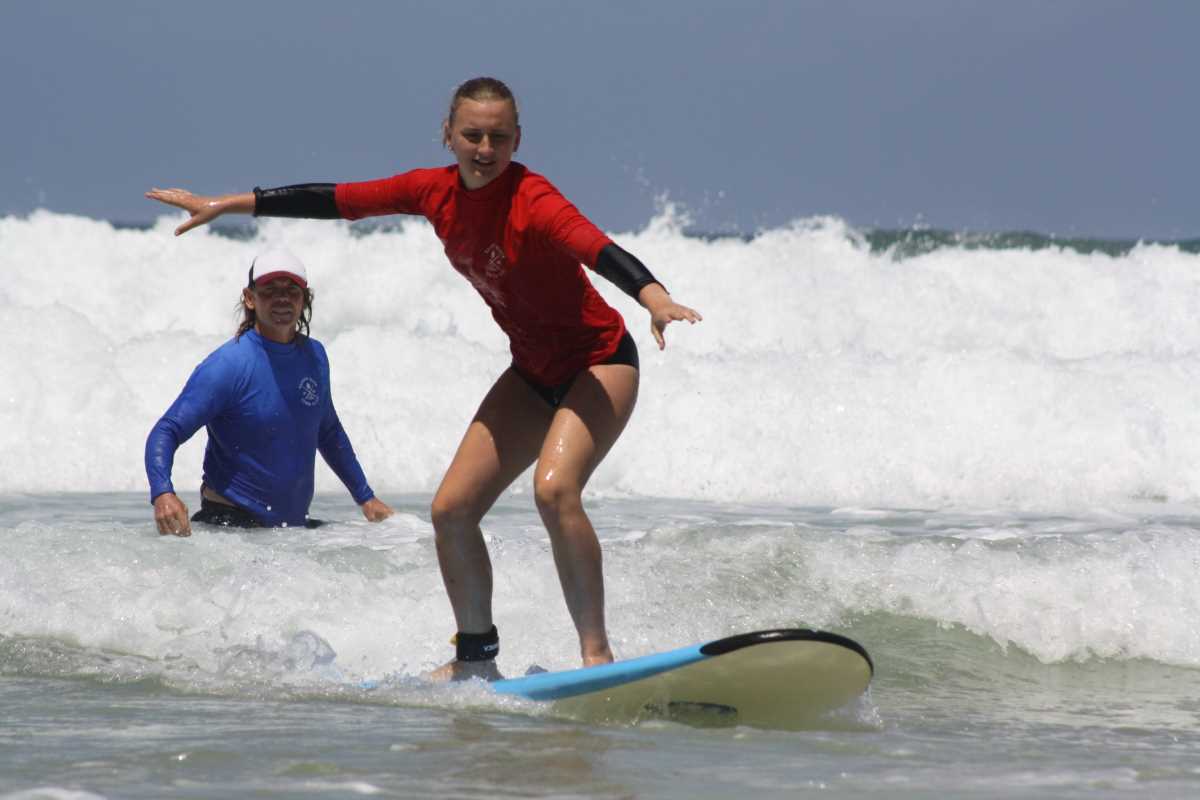 Chappy Chat - Sarah & Dean from Rainbow Beach Learn to Surf will continue to provide weekly gym and beach activities for the Learning Community