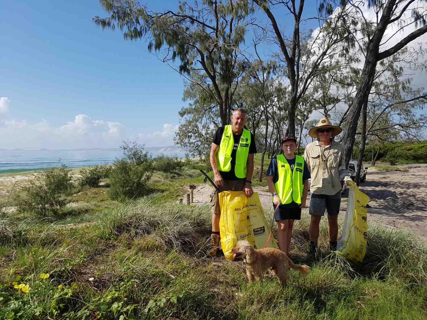 Find a local group, like Peter’s at Inskip campground to help Clean Up Australia around March 7!
