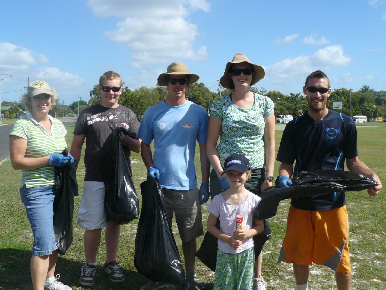 Here’s one from the archives of some familiar Rainbow Beach residents - come join Clean Up Australia Day in 2019, there are s