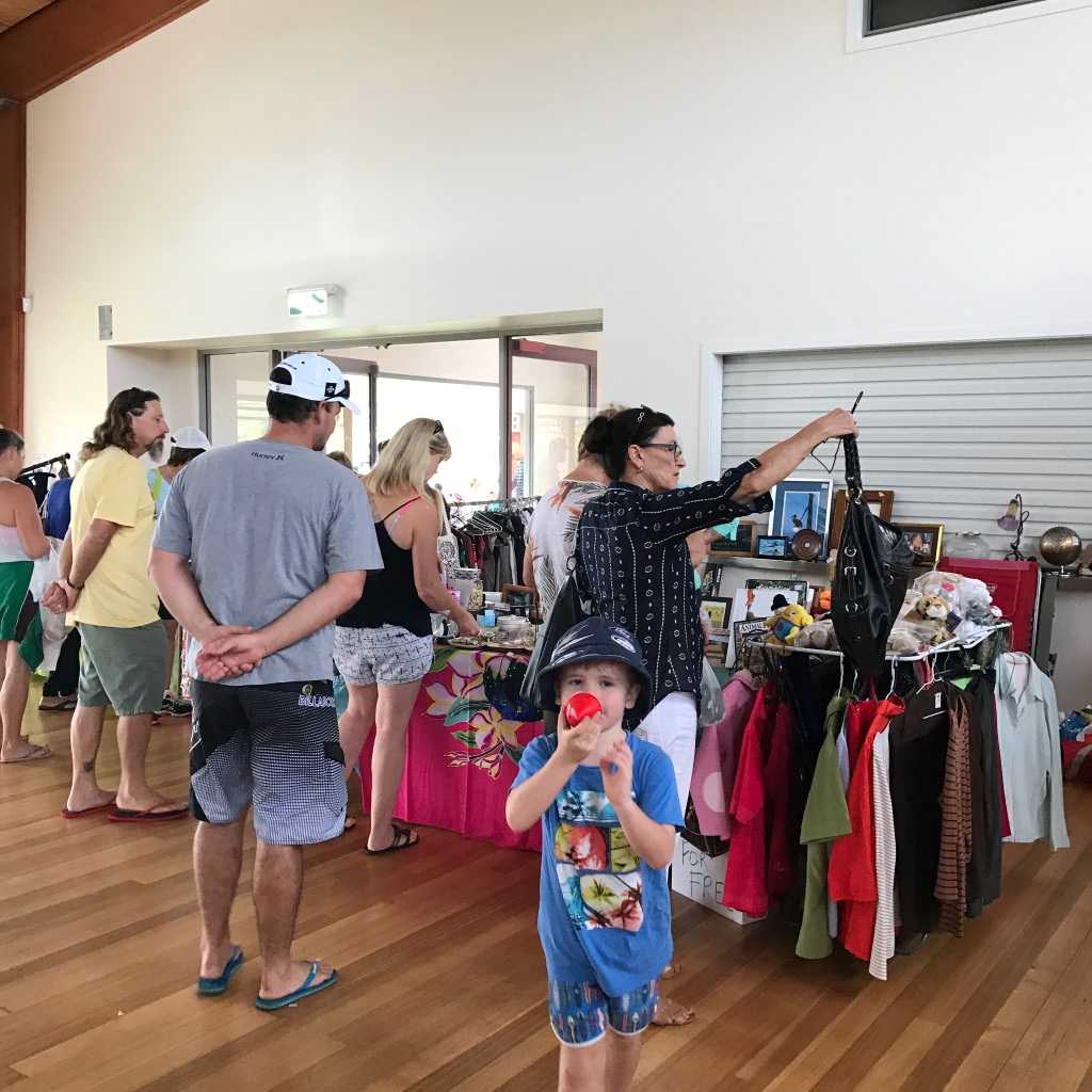 You will never know what you will find at the Rainbow Beach Community Centre Trash and Treasure!