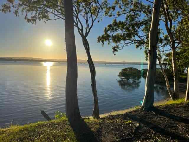 Come and enjoy the serenity and beauty of our early morning walks along the Tin Can Bay foreshore. Photo taken by Robyn Adam on a recent walk.