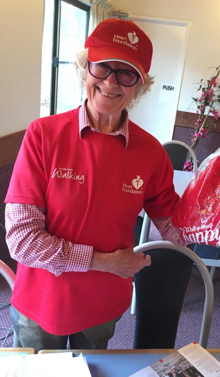 Maggie Travers of the Heart Foundation Walking Group attended Probus last month  