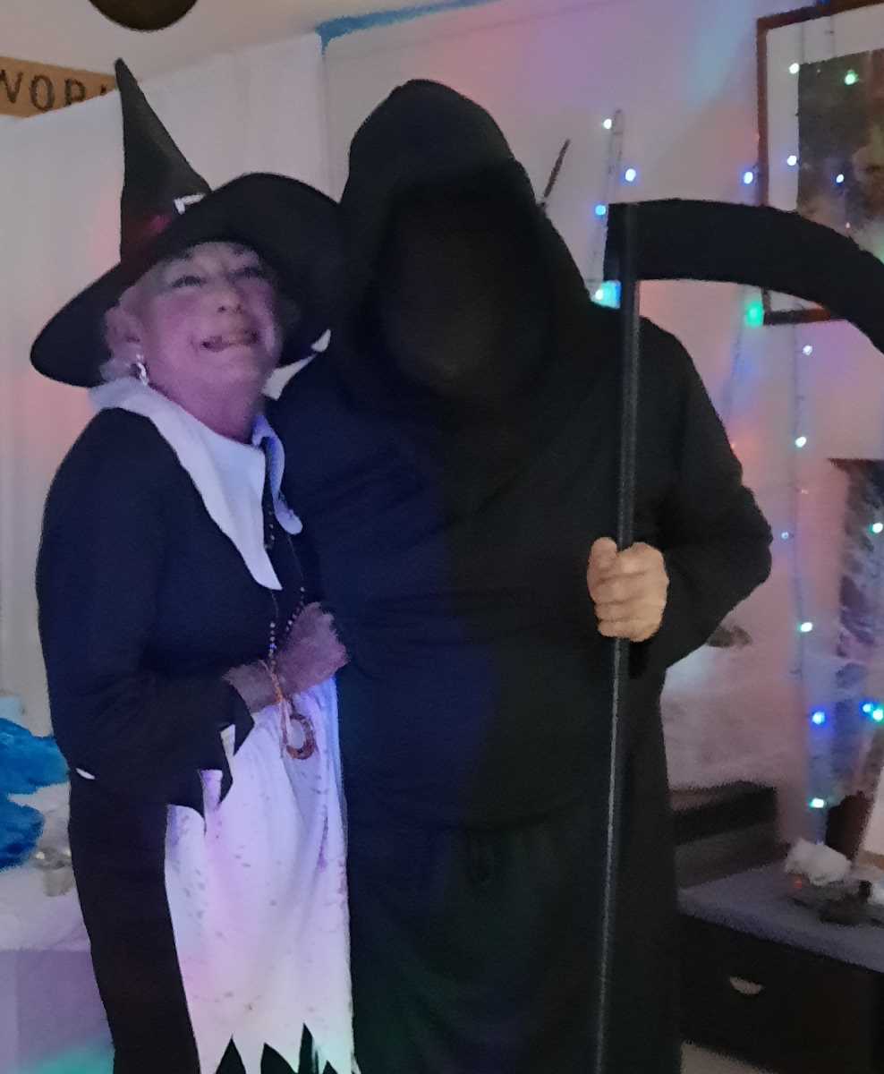 Witches and Grim Reapers – arrgghhhh! AKA Penny and Paul