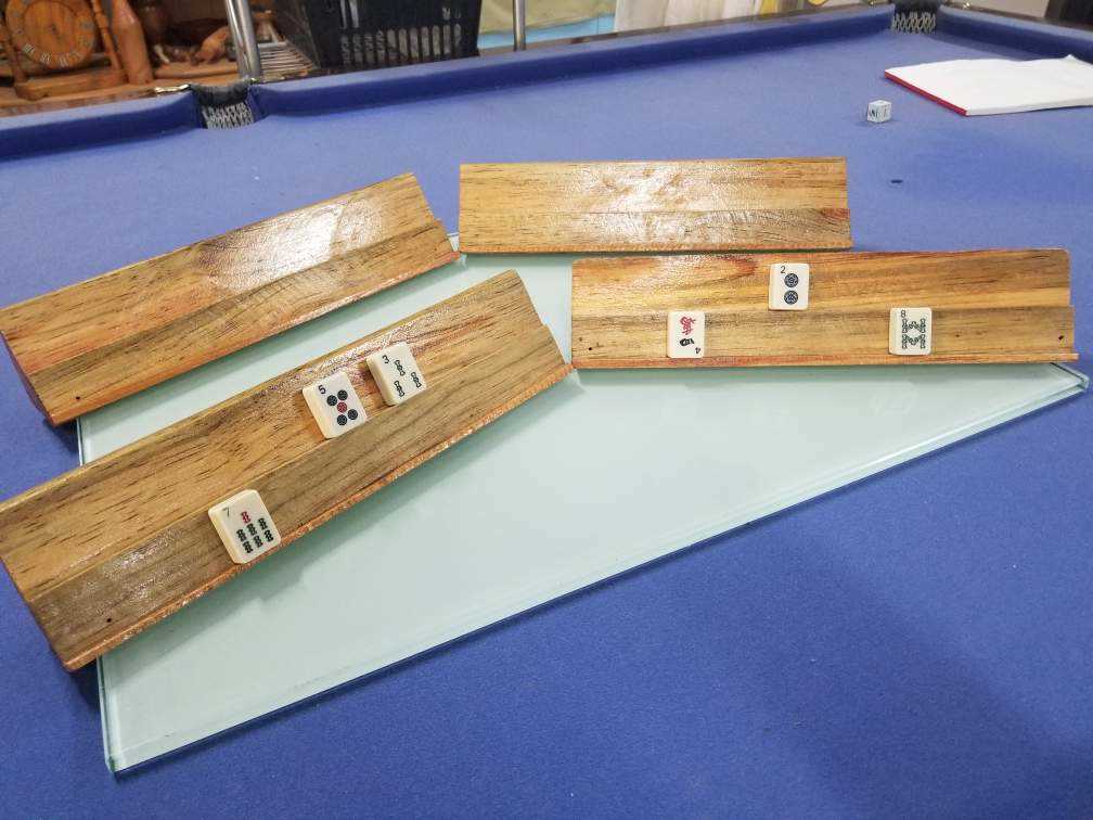 Sets of four of our varnished, wooden Mah-jong boards are now available for purchase at &#36;30/set.