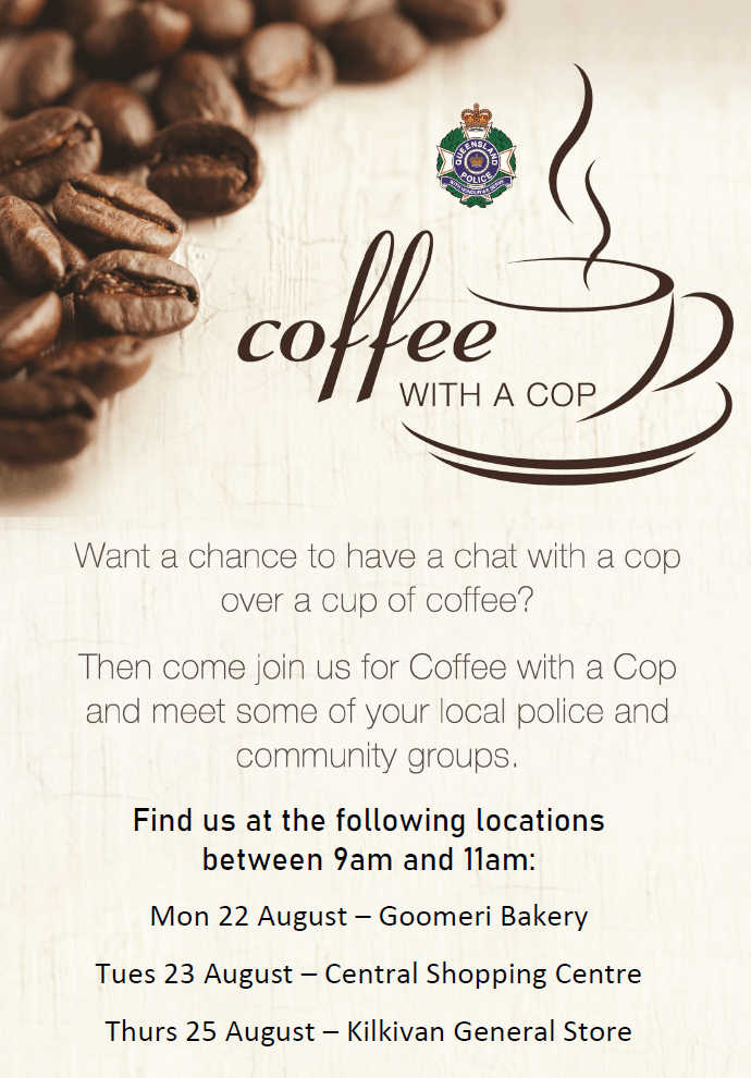 Coffee with a Cop Locations 18-8-2022