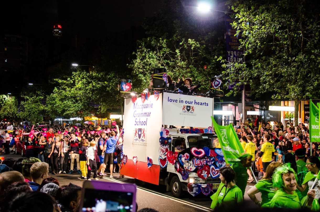 As a principal, Daz implements a Safe Schools policy which included attendance at parades like the Mardi Gras