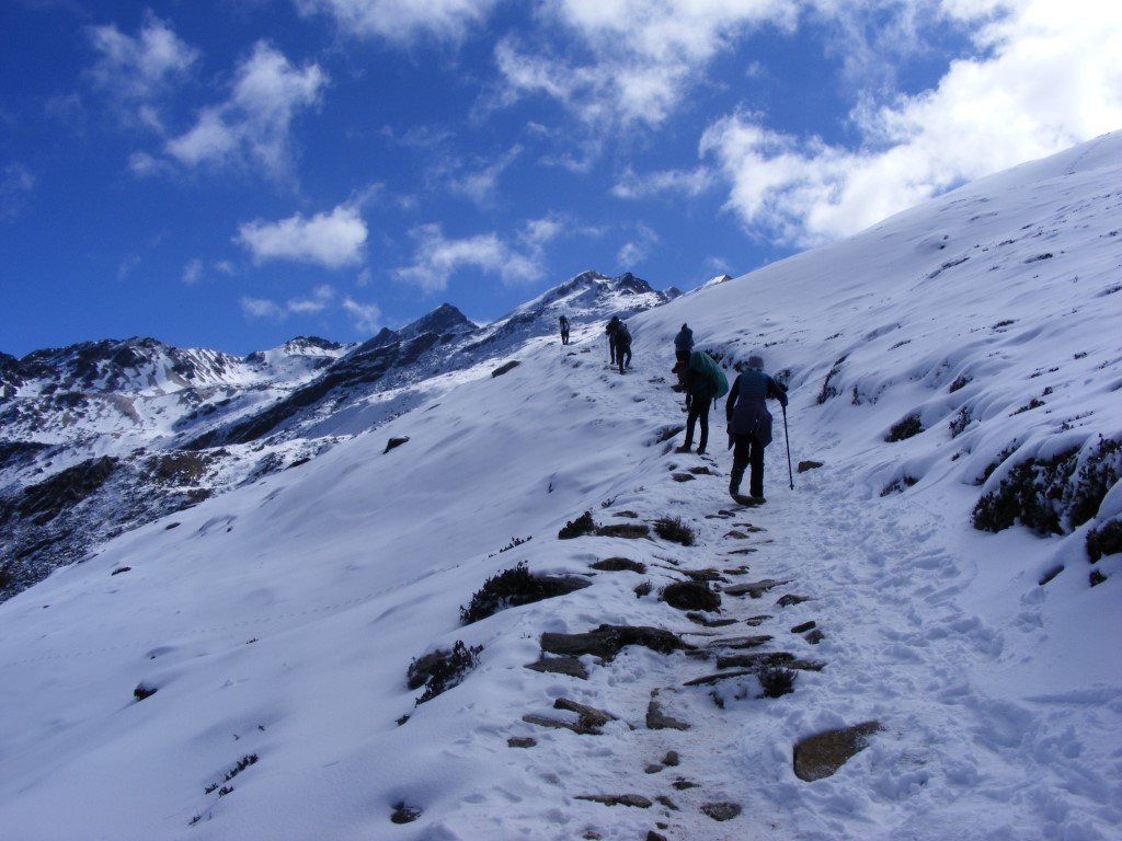 Up Into the snow - Langtang National Park -Nepal