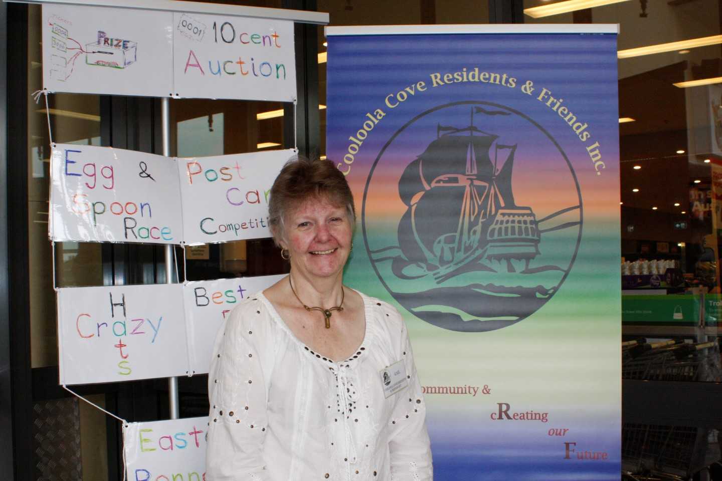 Gail Langdown from CCR&F welcomes everyone to the Easter Fair