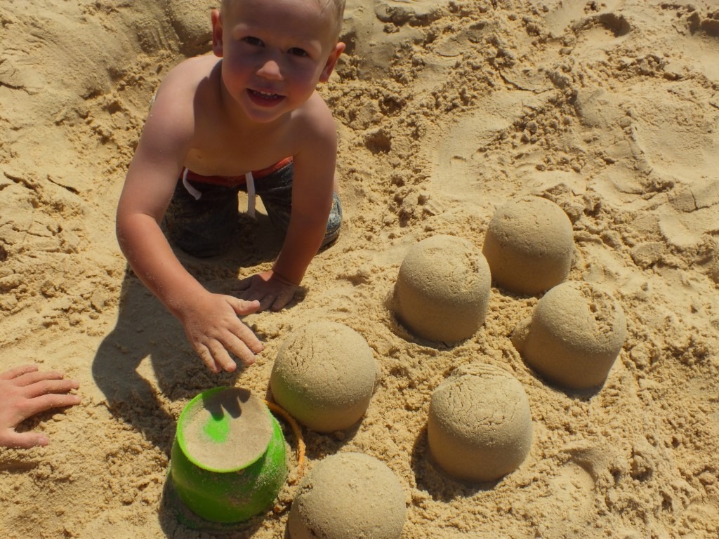 Build a sandcastle like Orry Gilmore in the Sandcastle Competition, held on April 15