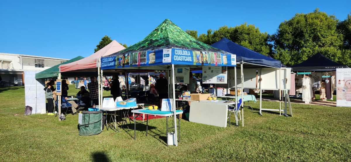 Check out the Eco Lounge marquee at the next Rainbow Beach markets on 8 July.