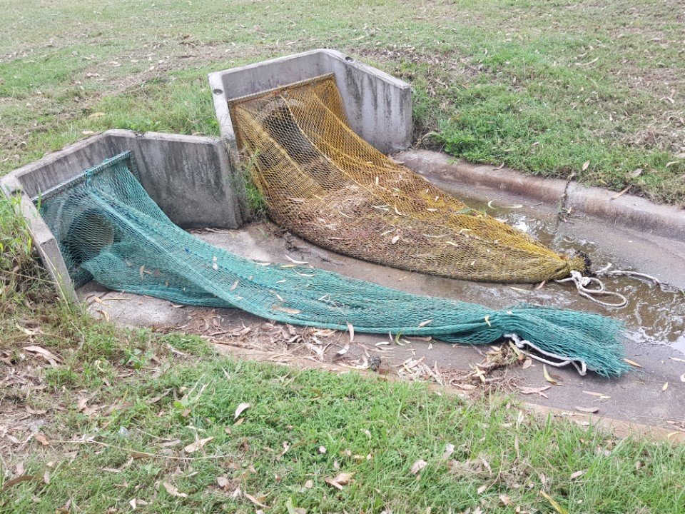 Paul Bentley has invented Eco Net litter prevention traps to catch the rubbish before it reaches water