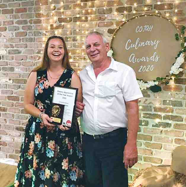 Winner of the TAFE Queensland Apprentice Baker of the Year 2020 is Rebecca Jones from Ed’s Bakery!