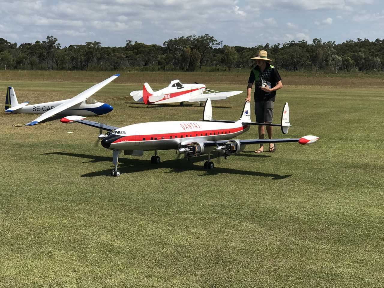 Aaron Garle with his Super Constellation