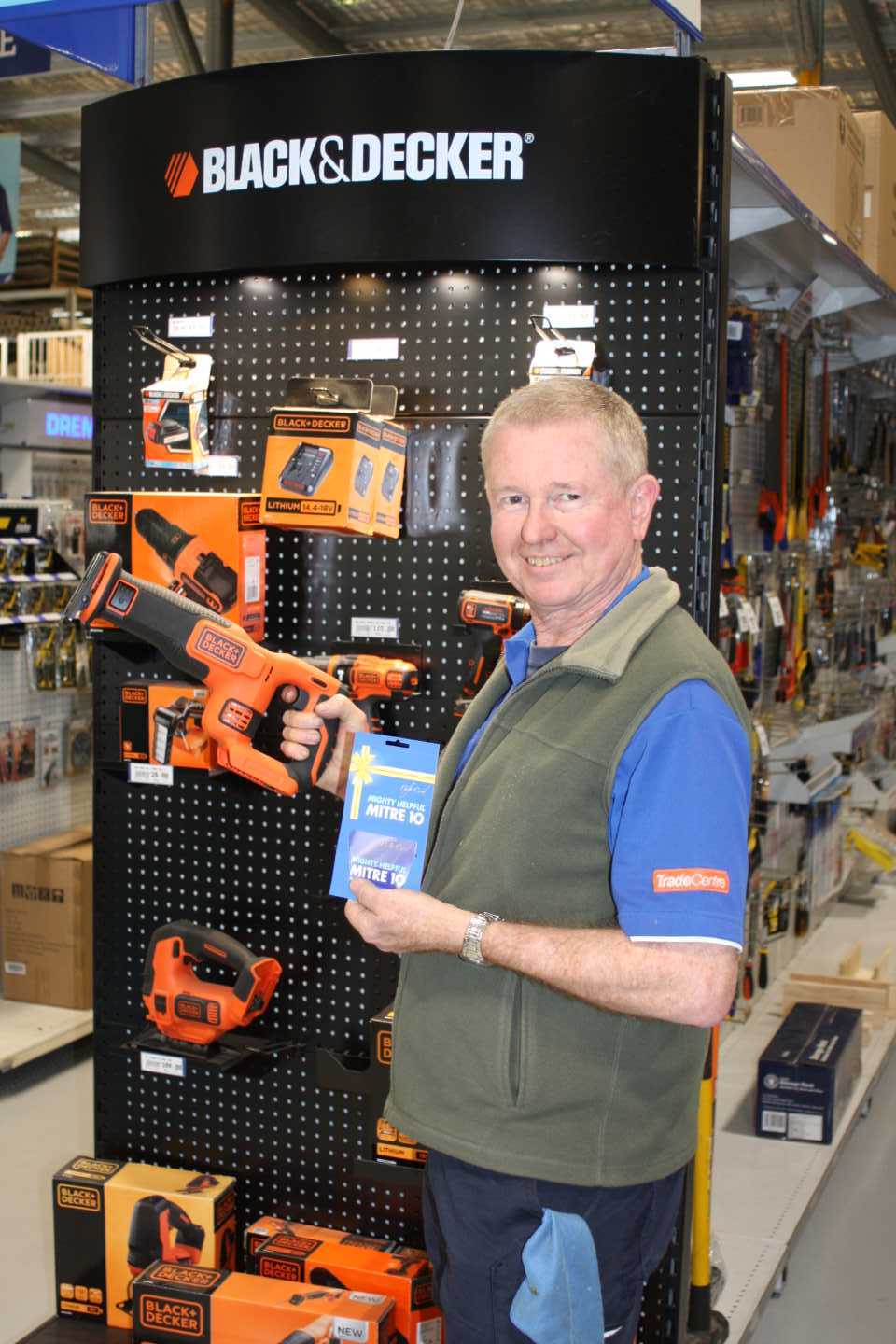 Pat and the team at Mitre 10 have a huge range of Father’s Day gift ideas and the expertise to help you select the right one for your dad - they also offer gift vouchers!