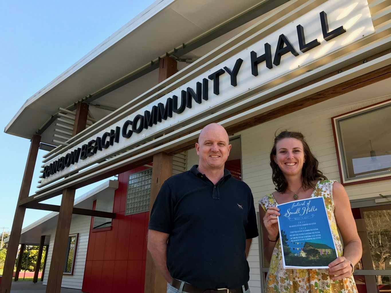 Chamber President, Mark Beech, and Brooke Bignall are delighted to announce that Rainbow Beach will host The Festival of Small Halls