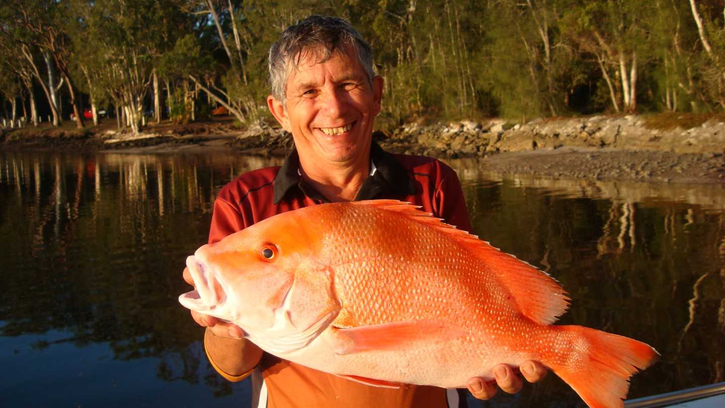 Stephen Atkins was happy with this red emperor