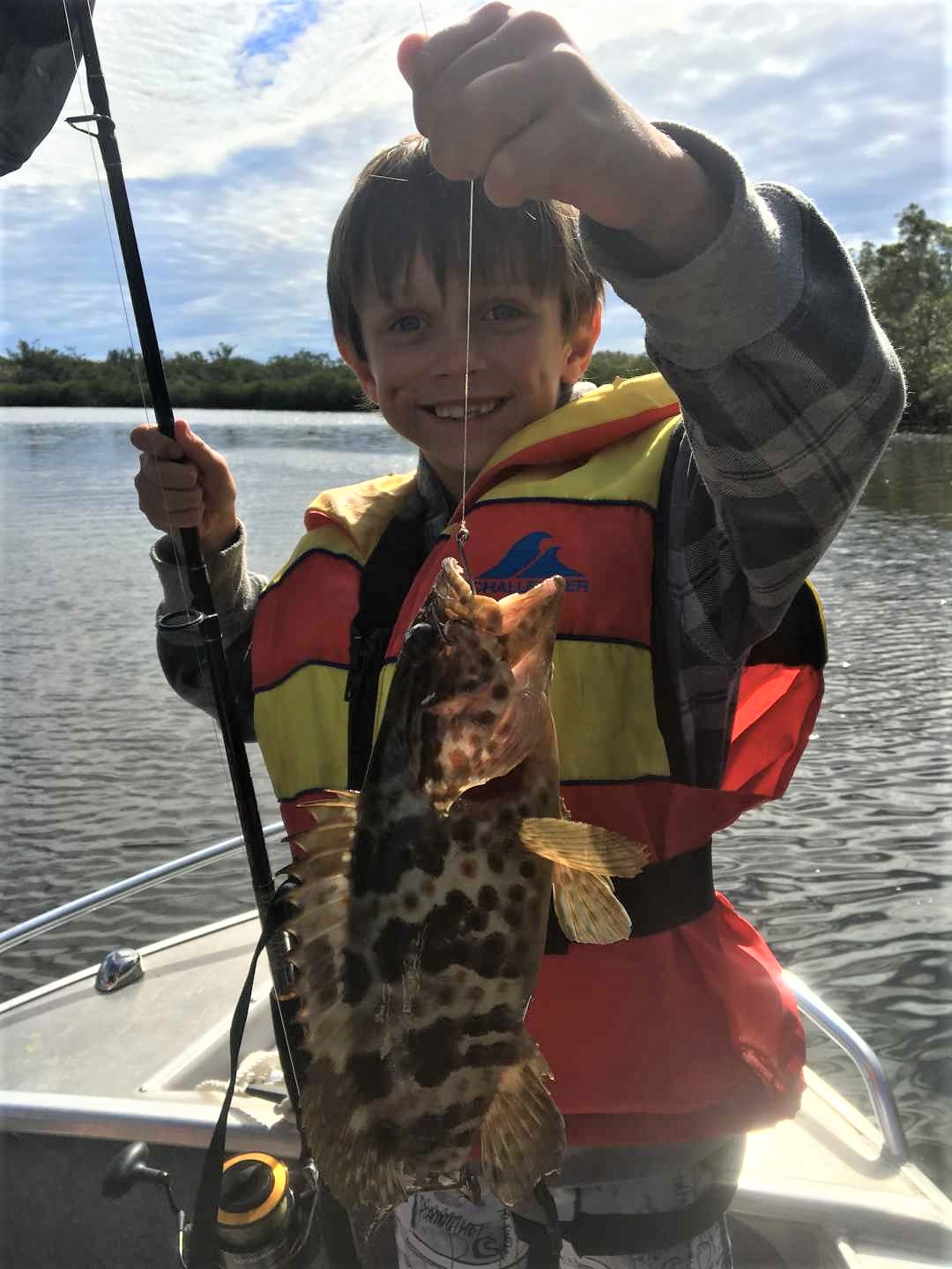 Fishing Club Club Junior, Jackson May with a nice cod