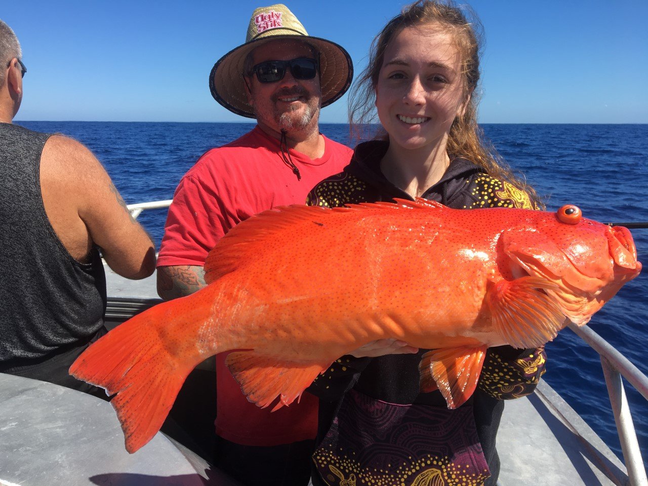 This coral trout was caught on the Keely Rose during a TCB Fishing Club day out on the Keely Rose
