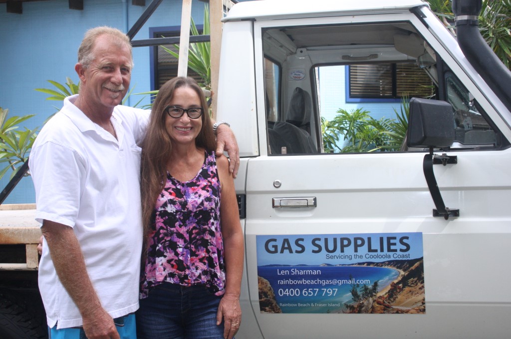 Len and Karin are the happy new owners of a business that suits their lifestyle