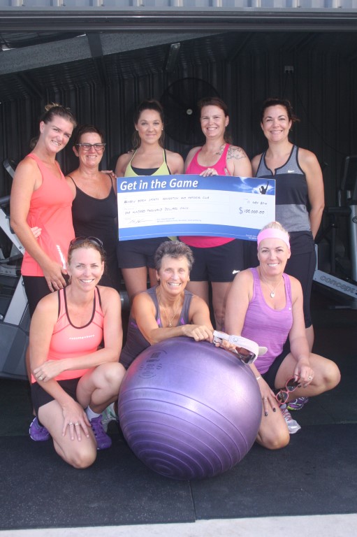 Trainers and participants in the 6 week challenge are delighted with the grant!