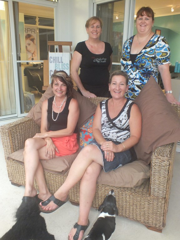Kylie, Andrea, Cherie and Tamara welcome you to the new salon