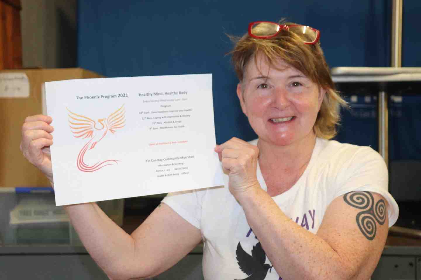 Counsellor Joy Black welcomes you to The Shed’s Phoenix Program