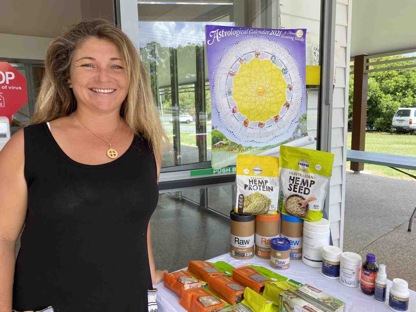 Naturopath, Roberta Muzzarelli, is a regular at Friday morning community catch ups, Saturday markets and Tuesday clinics at t