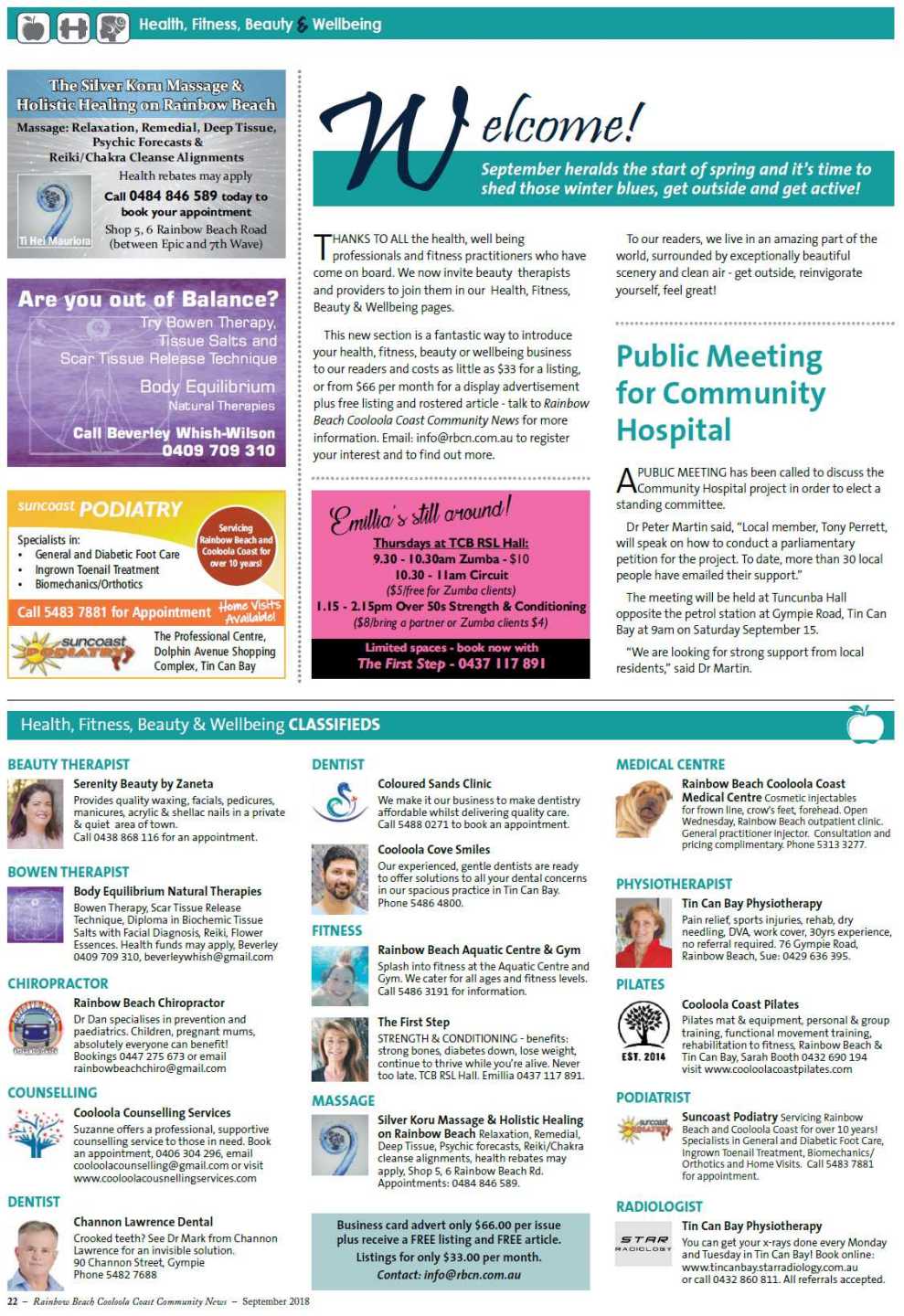Health, Fitness, Beauty & Wellbeing