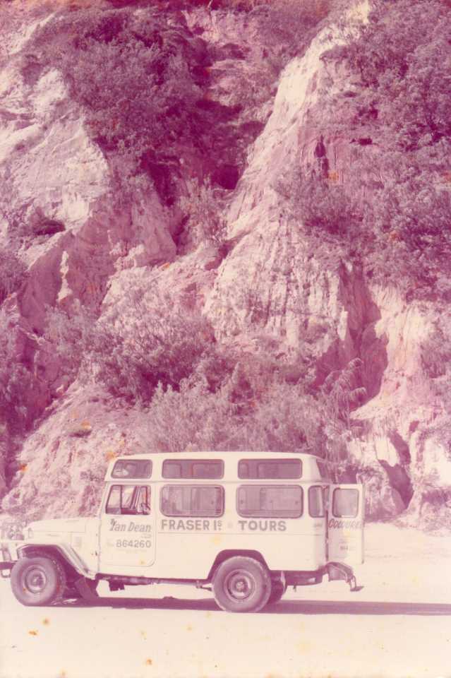 Ian Dean - Two in one tours – Fraser Island - 1980