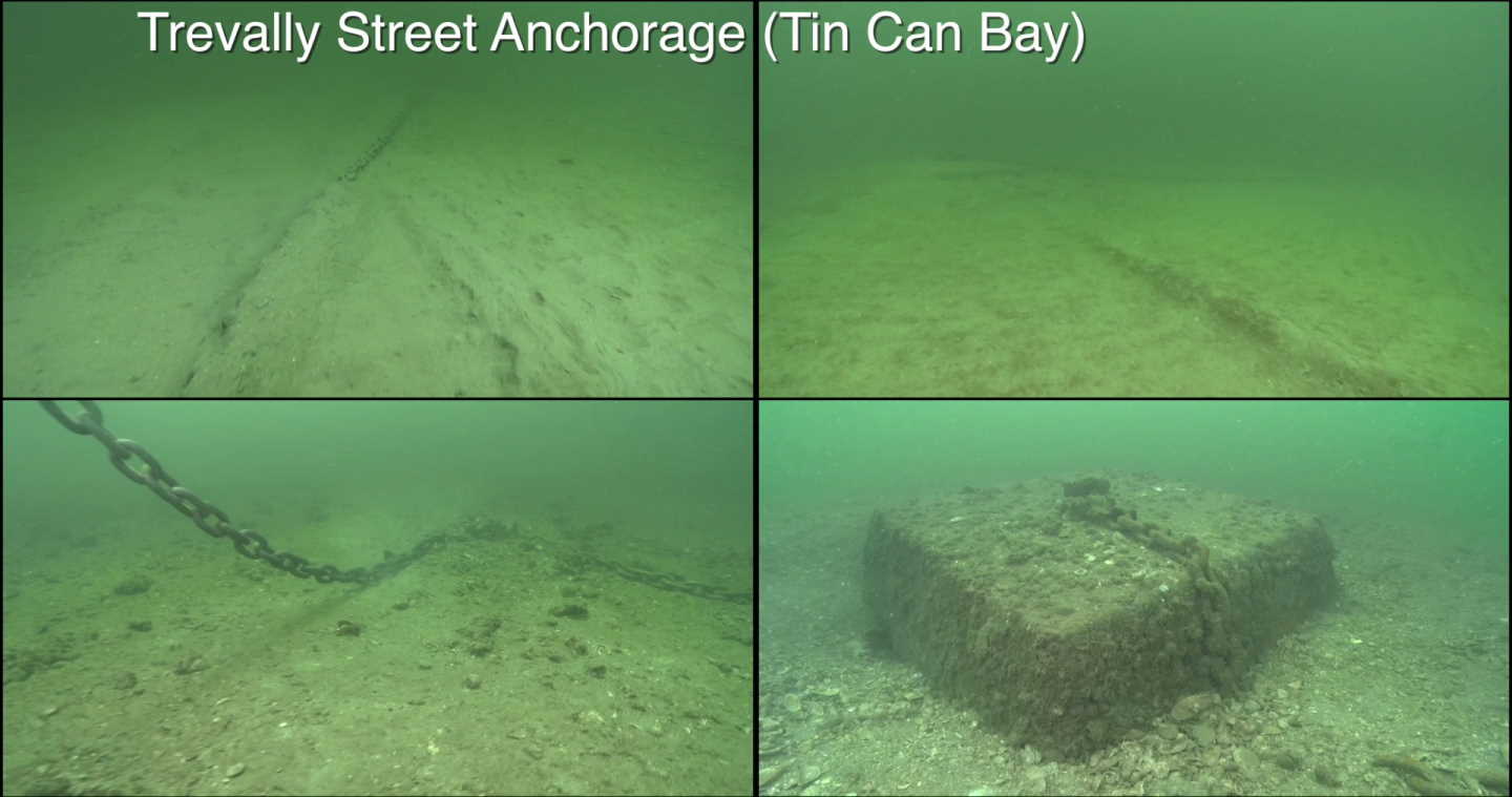 Trevally Street anchorage - Image by Josh Jensen, Undersea Productions