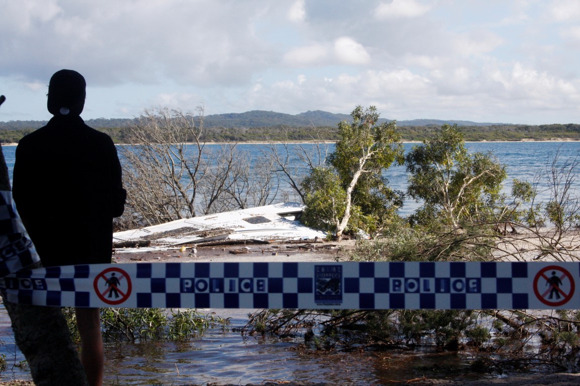 Extreme erosion at Inskip Point