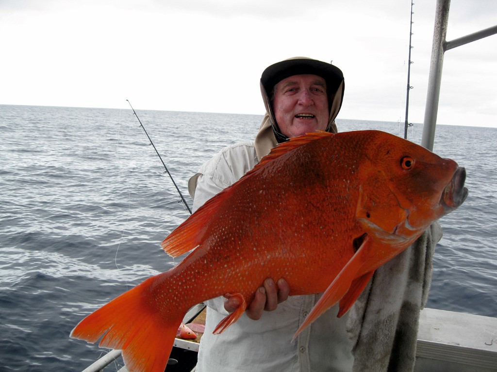 Ron Pheeney from the Sunshine Coast with a "thumpin' reddy"