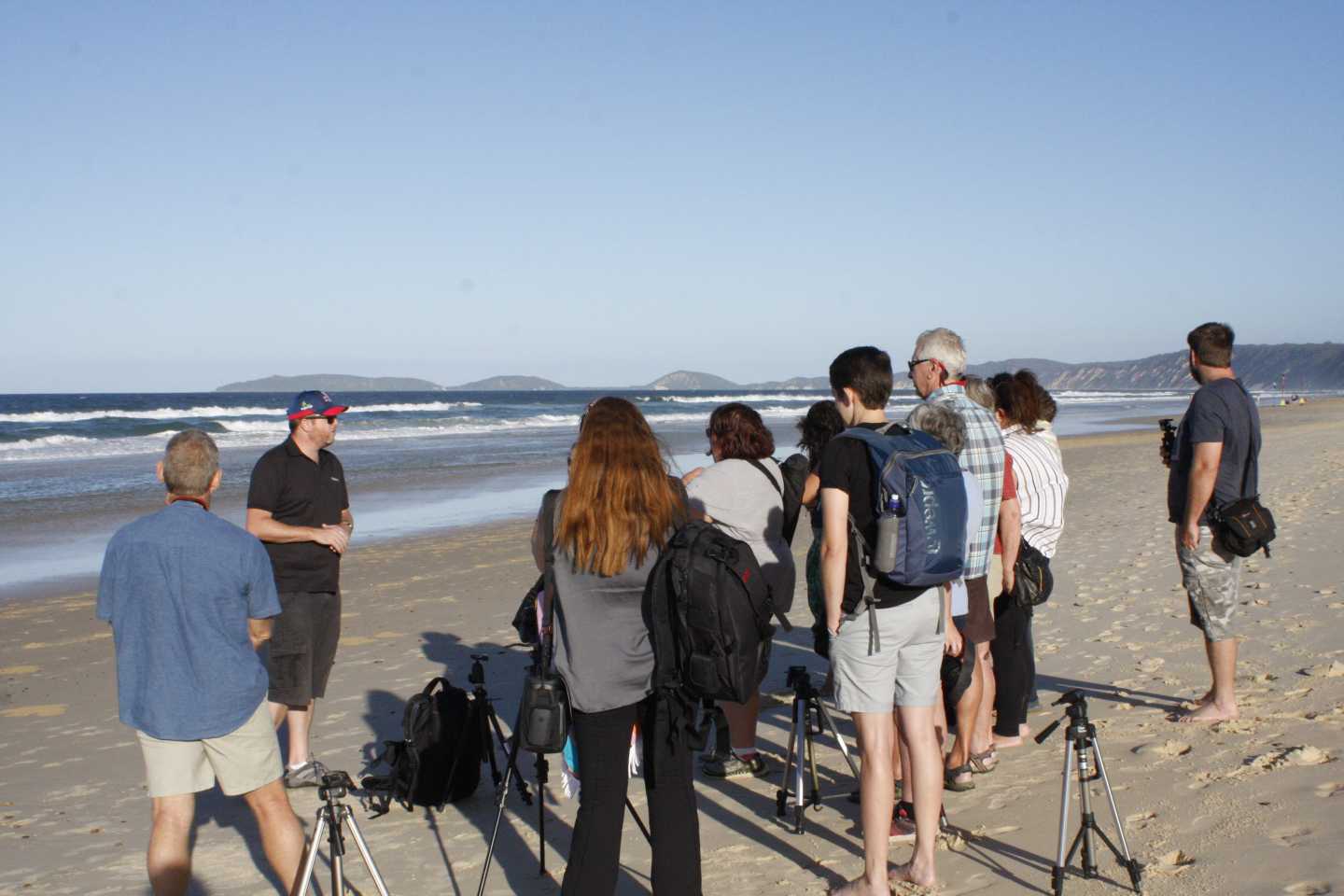Last year's Instameet was organised with sunset and Rainbow Beach Horserides
