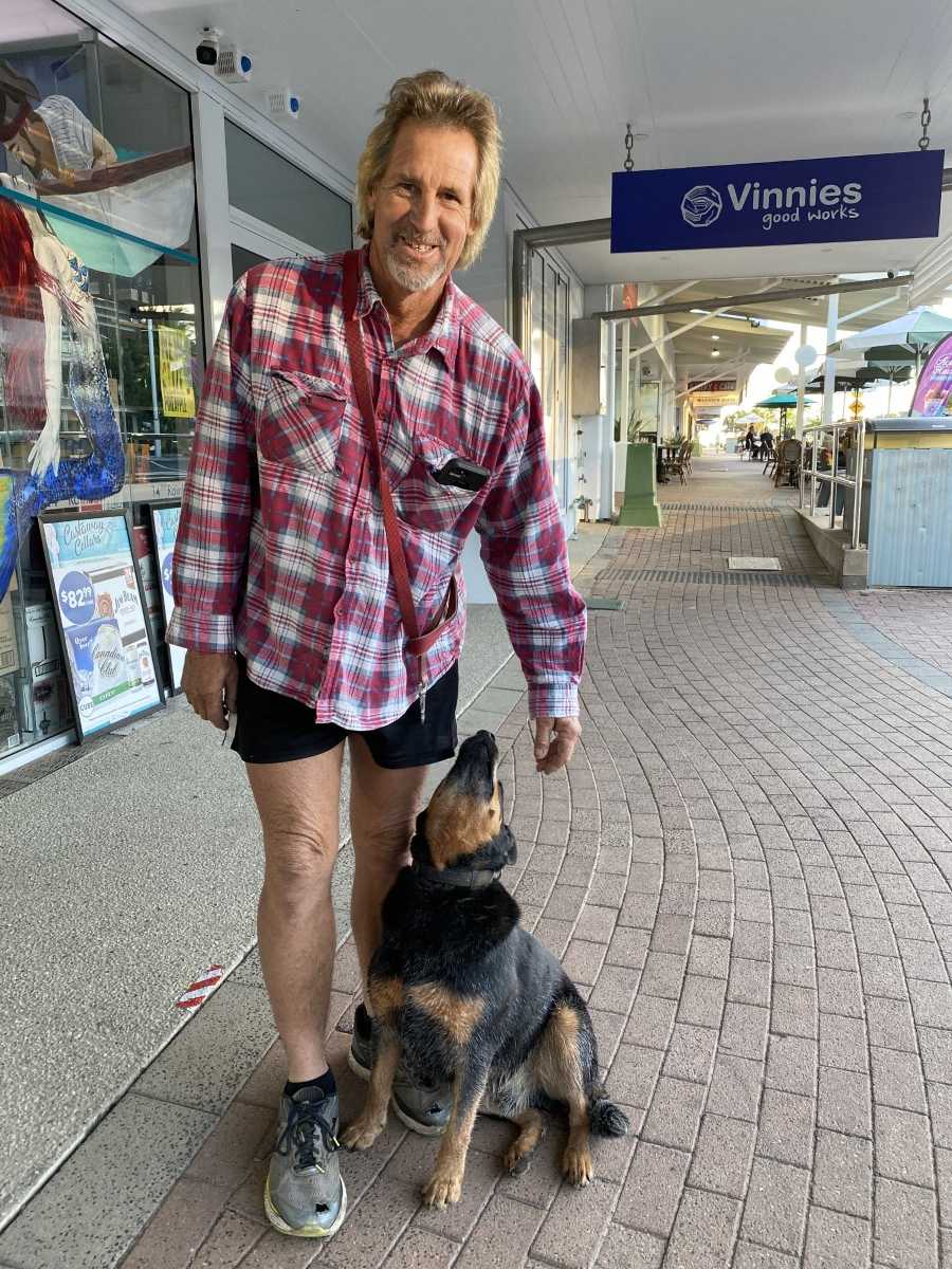 You’ll often see plumber, Jeff Hogues out walking his dog